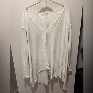 Oversized thermal tunic